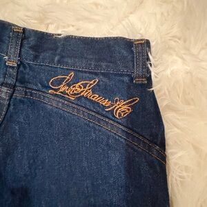 Vintage Levi’s orange tab saddleback jeans